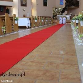 Dekoracje Kościoła -  ślub