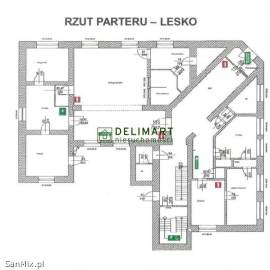 Lesko -  centrum,  lokal handlowo-usługowy 165 m2