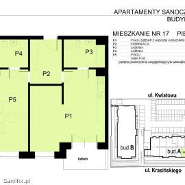 Nowe mieszkania w stanie deweloperskim Sanoczanka -  Sanok Wójtostwo,  ul.  Kwiatowa