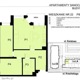Nowe mieszkania w stanie deweloperskim Sanoczanka -  Sanok Wójtostwo,  ul.  Kwiatowa