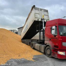 Usługi transportowe,  transport zbóż kruszyw materiałów sypkich