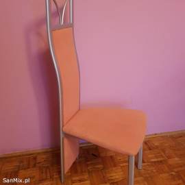 Krzesła 4 szt.  tapicerowane.
