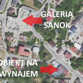 Sanok,  obiekt handlowo-usługowy 675 m2 ul.  Jagielońska